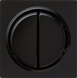 Клавиша Gira S-color Черный двойная 029547