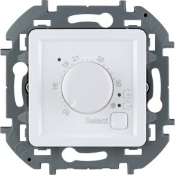 Термостат с внешним датчиком для тёплых полов Белый Legrand INSPIRIA 673810