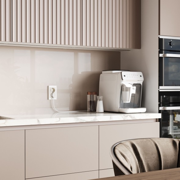 Розетка двойная с заземлением (айвори матовый) Werkel W1172062