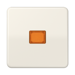 Клавиша Jung CD серия Бежевый 1-я с/п с оранжевой линзой CD590KO