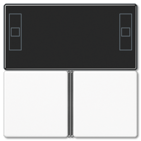 Набор кнопок Jung A серия белая RCD A4093TSAWW