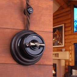 Ретро кабель витой 3х2,5 коричневый 20 м (под заказ) W6453314