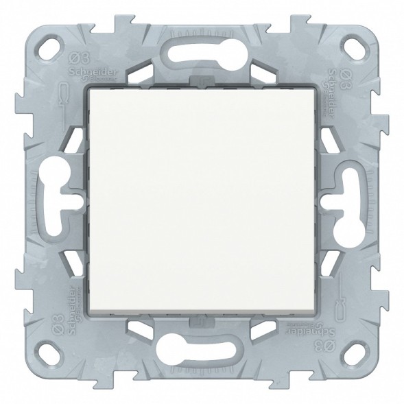 Переключатель Schneider Electric Unica Studio Белый 1-клавишный, сх. 6 10 AX, 250 В NU520318