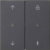 Таймер жалюзи и таймер BT Gira System 3000 Антрацит 536728