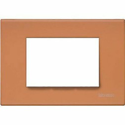 N4803RE LivingLight Рамка на 3 модуля Резиновый красный Bticino