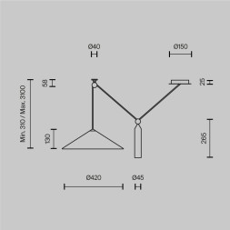 Подвесной светильник Maytoni P080PL-01B