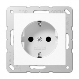 Розетка Jung ECO Profi Белая с заземлением 16А/250В EP1420WW