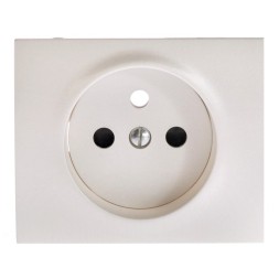 Лицевая панель Legrand Galea Life перламутр для розетки 2к+З со шторками французский стандарт 771528
