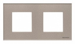 Рамка ABB Zenit Брызги шампанского 2 поста 2CLA227200N3901 N2272 CH
