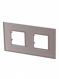 Рамка ABB Zenit Брызги шампанского 2 поста 2CLA227200N3901 N2272 CH