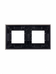 Рамка ABB Zenit Брызги шампанского 2 поста 2CLA227200N3901 N2272 CH