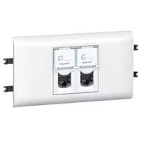 Р.DLP Legrand Mosaic Кр.65 2XRJ45 Кат.6 FTP 078693