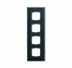 Рамка ABB Dynasty Антрацит 4 поста 2CKA001754A4608 1724-831-500