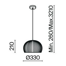 Подвесной светильник Maytoni MOD195PL-01W
