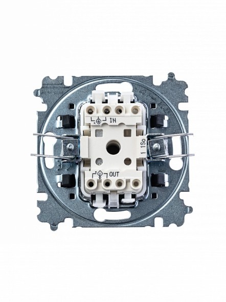 Выключатель ABB Levit антрацит / дымчатый чёрный одноклавишный 2CHH590145A6063 3559H-A01445 63W