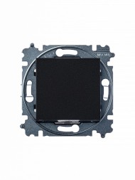 Выключатель ABB Levit антрацит / дымчатый чёрный одноклавишный 2CHH590145A6063 3559H-A01445 63W