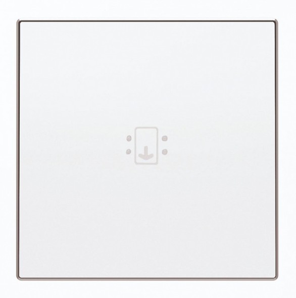Клавиша (накладка) ABB Sky белый с линзой и маркировкой 2CLA851400A1101 8514 BL