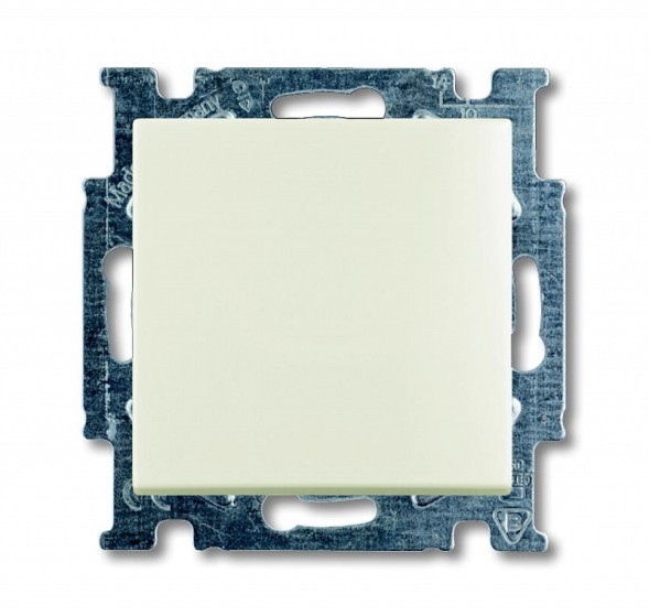 Механизм переключателя ABB Basic 55 chalet-white одноклавишный 1-полюсного переключателя с клавишей 2CKA001012A2189 2006/6 UC-96-5