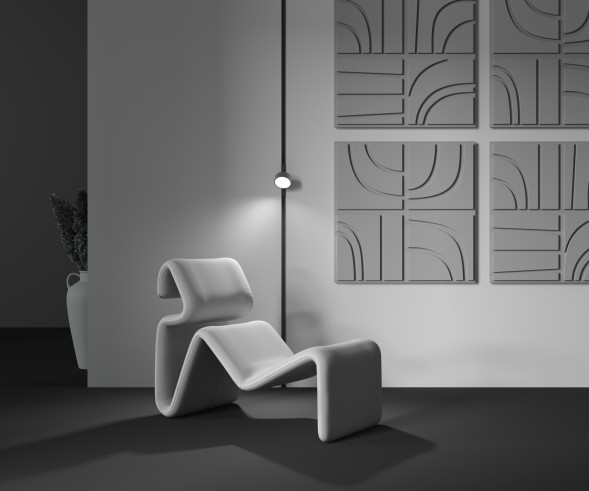 Трековый светильник Technical TR040-4-18W3K-DS-BBS