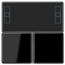 Набор кнопок Jung A серия черная RCD A4093TSASW