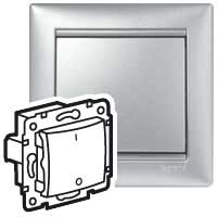 Выключатель Legrand Valena 1-клавишный 2-х полюсный, 16A 770204