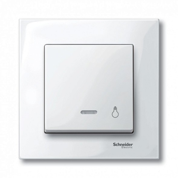 Клавиша Merten M-серия с световым индикатором, &quot;свет&quot; MTN435919