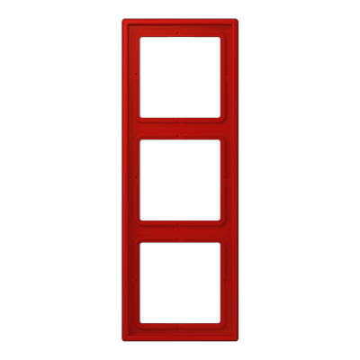 Рамка Jung Les Couleurs Le Corbusier Rouge vermillon 3 поста LC98332090