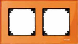 Рамка Merten M-Elegance Оранжевый кальцит 2 поста MTN404202