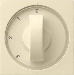 Накладка Gira Кремовый с ручкой для трехступенчатого переключателя 066901