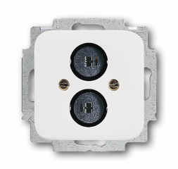 Розетка ABB Reflex SI альпийский белый для громкоговорителя 2CKA001723A0162 2147 U-214