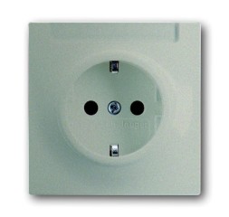 Розетка ABB Impuls шампань-металлик SCHUKO 16А 250В с полем для надписи 2CKA002011A2787 20 EUN-79