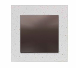 Рамка Schneider Electric Atlasdesign одинарная Nature крем роял мрамор ATN343101