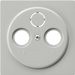 Накладка антенной розетки Gira S-color Серый 086942