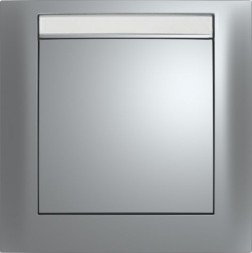 Рамка Berker S.1 Алюминий с блеском с полем для надписей 1 пост 10119959