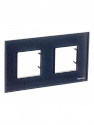 Рамка ABB Zenit Графит 2 поста 2CLA227200N3801 N2272 CF