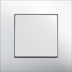 Рамка ABB Carat Хром глянцевый 1 пост 1754-0-4360