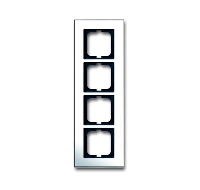 Рамка ABB Carat Глянцевый хром 4 поста 2CKA001754A4363 1724-826-101