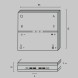 Панель управления Lighting control DRC034-8-B