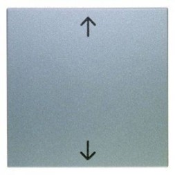 Перекидной выключатель Berker B.7 алюминий, матовый с оттиском Стрелки 16201414