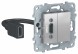 Розетка HDMI Schneider Electric Unica Studio Алюминий NU543030