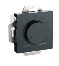 Термостат Schneider Electric Atlasdesign Изумруд электронный для теплого пола, с датчиком, 10 A ATN000835