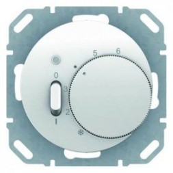 Регулятор температуры помещения Berker R.1 Полярная белизна с размыкающим контактом 20302089