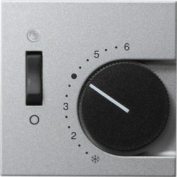 Накладка для регулятора температуры пола Gira Event Алюминий 149226