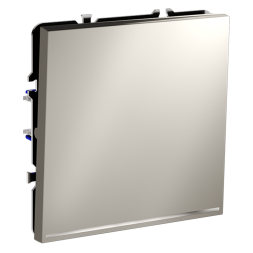 Проходной переключатель встраиваемый VOLTUM S70 одноклавишный с подсветкой 10А, (кашемир)