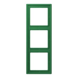 Рамка Jung Les Couleurs Le Corbusier Vert fonce 3 поста LC98332050