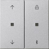 Таймер жалюзи и таймер BT Gira System 3000 Алюминий 536726