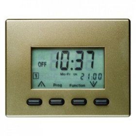 Таймер Berker Arsys светло-бронзовый лак Easy с дисплеем 17359011