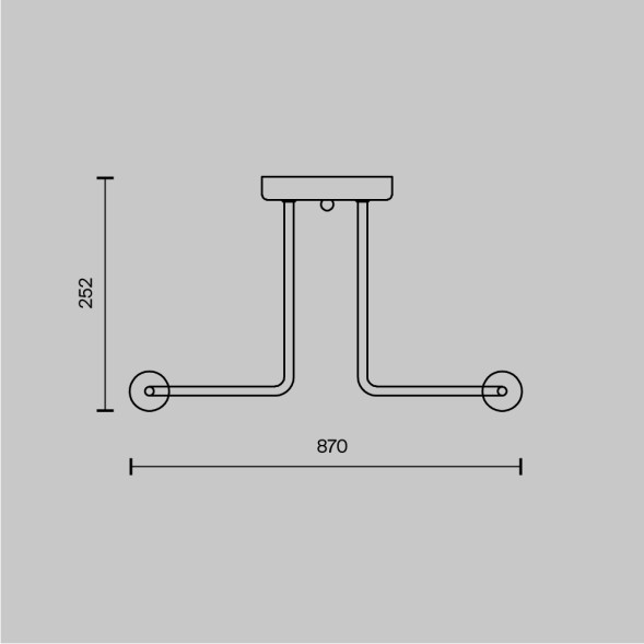 Потолочный светильник Maytoni T532CL-08B