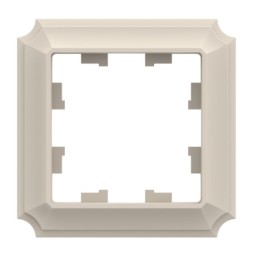 ATN100201 1-постовая РАМКА, БЕЖЕВЫЙ, AtlasDesign Antique Schneider Electric