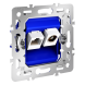 Механизм розетки TV+RJ45 кат. 6, S70